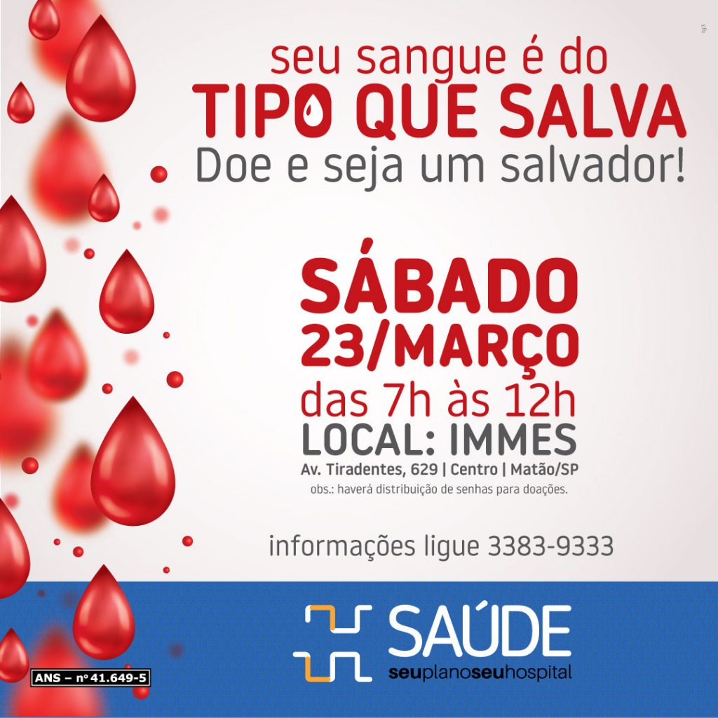 Condições para doação de sangue